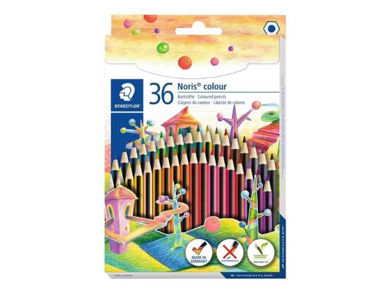 Farveblyanter fra Staedtler Noris - 36 Ass. Farver