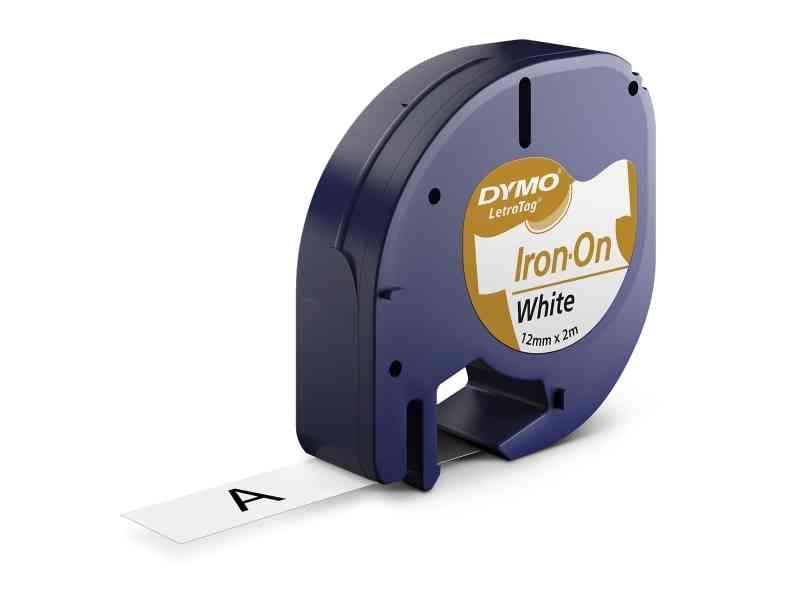 Labeltape Dymo® Letratag 12Mm X 2M Hvid - Stryg-Let Ironon Tape