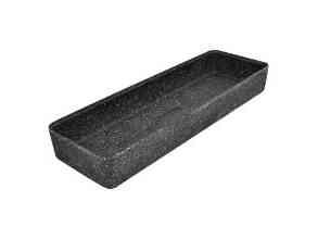 Fad Kata 4,2 L 170x520x70 mm Melamin Sort, 3 stk/pk