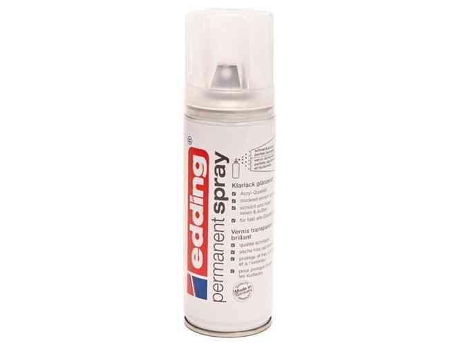 Edding® 200 Ml Permanent Klar Spraylak Højglans