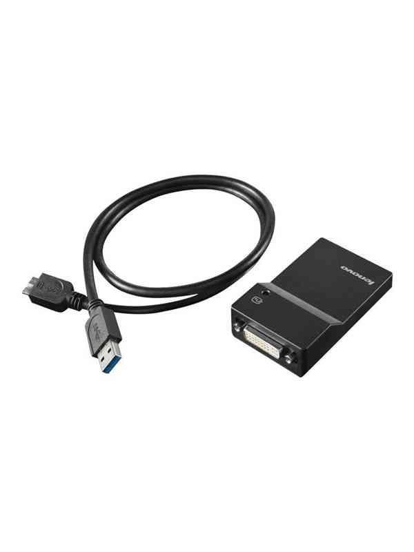 Lenovo USB 3.0 til DVI/VGA Skærmadapter