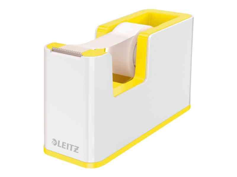 Leitz Wow Dobbelt Tapedispenser Hvid/Gul
