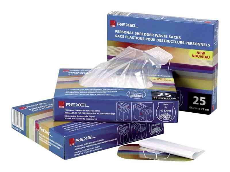 Rexel AS1000 Makulatorposer, Plast, 115 Ltr. (100 stk.)