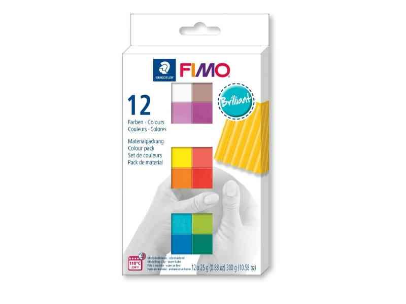 Fimo®-Soft Modellervoks fra Staedtler® - 12 Farver