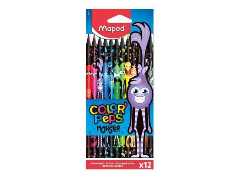 Maped Colorpeps Monster Trekantede Farver 24 stk.