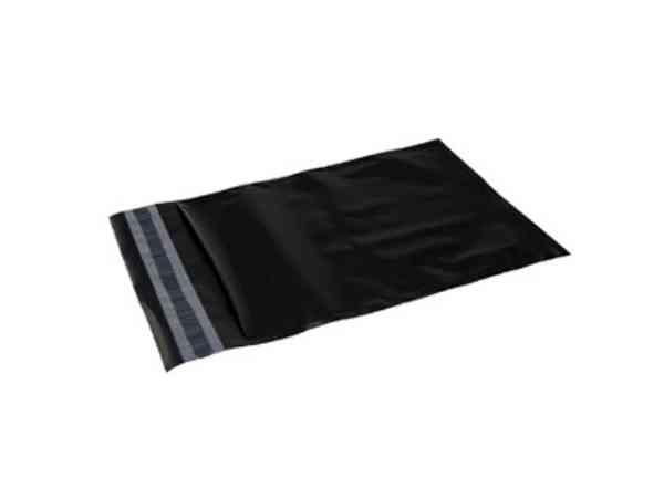 Sort Forsendelsespose 230x325 mm - 100 stk.