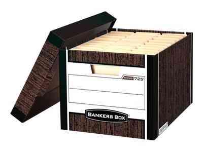 Bankers Box Trælook - Opbevaringskasser (2 stk)