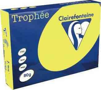 Clairefontaine Trophée A4 Kopiering, Gul, 80g/m²