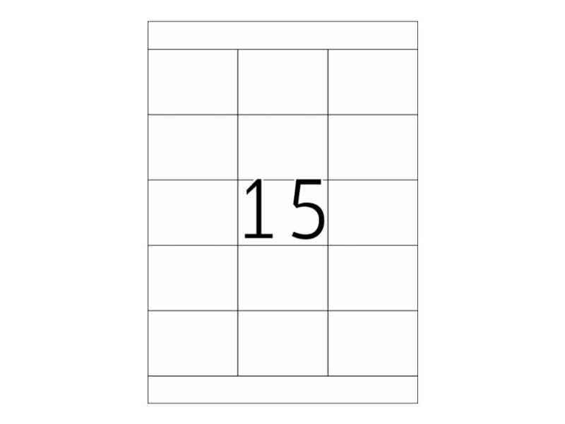 Herma Premium - Papir - Mat - Permanent Selvklæbende - Hvid - 70 X 50.8 Mm 1500 Etikette(R) (100 Ark X 15) Laminerede Etiketter