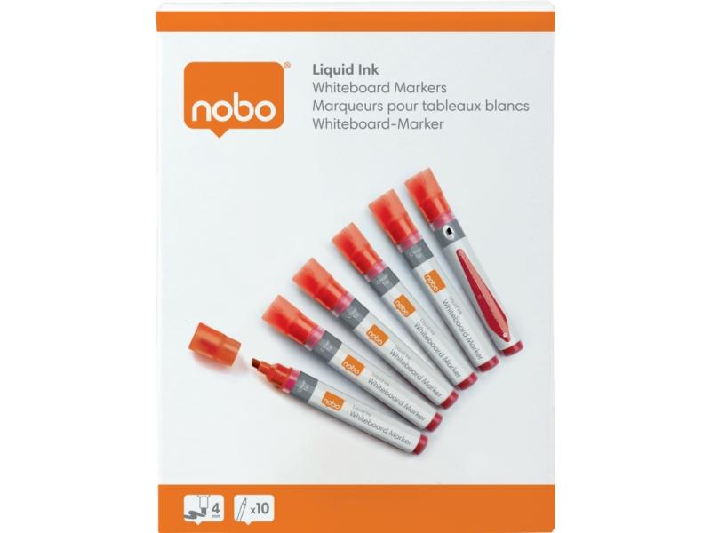 Skrå Spids Hvidtavlemærker Nobo Rød /10