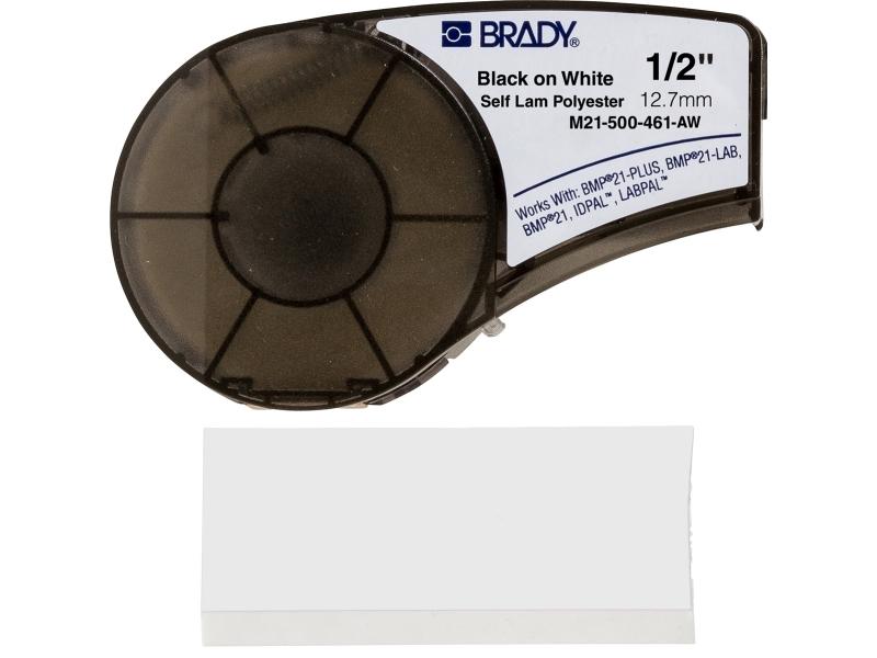 Brady M21-500-461 Hvid Termisk Overførsel - Mat Akryl