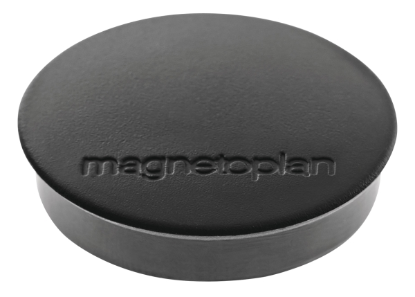 Magnetoplan Tavlemagneter i Sort - 10 Stk. til Indretning