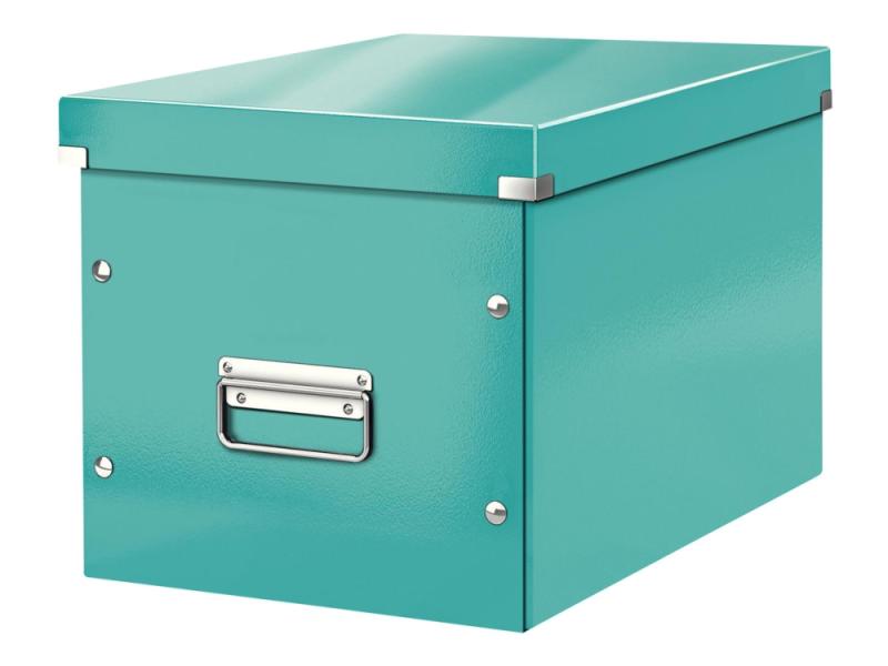 Leitz Click & Store Wow Cube Opbevaringsboks - Isblå