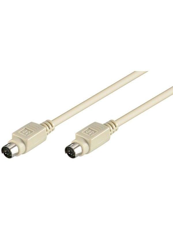 Pro PS/2 Kabel M/M - 2m til Tastatur og Mus