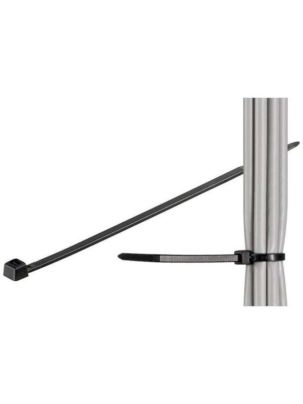 Pro Cable Ties Black - 3.5mm/203mm