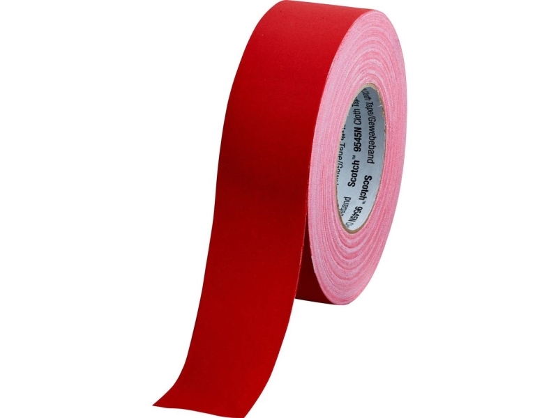 Scotch 9545Nr50 Rød Tekstiltape 50 M x 50 Mm - Udsalg!