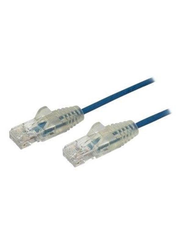 2,5 m CAT6 Netværkskabel - Blå Slim Patchkabel