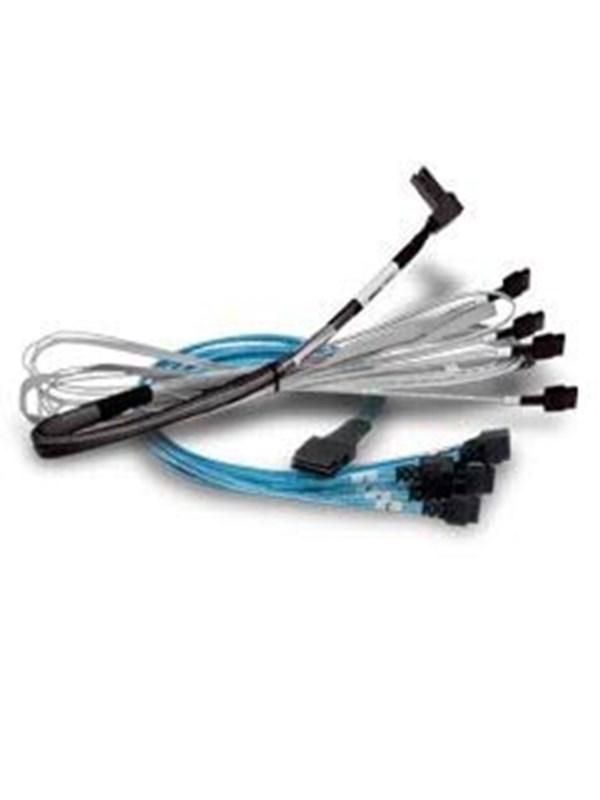 Broadcom SAS Kabel X8 8654 2x4 8643 9402 Blk 1m - Tilbud!