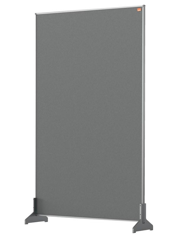 Nobo Impression Pro skrivebordsafskærmning 600x1000mm Grå