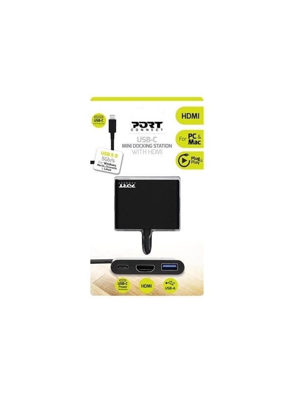 PORT Designs Port Connect Mini Dockingstation - USB-C & HDMI