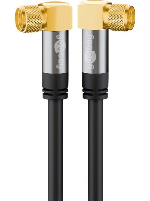 Pro SAT antennekabel (135 dB) 4x skærmet 1m tilbud