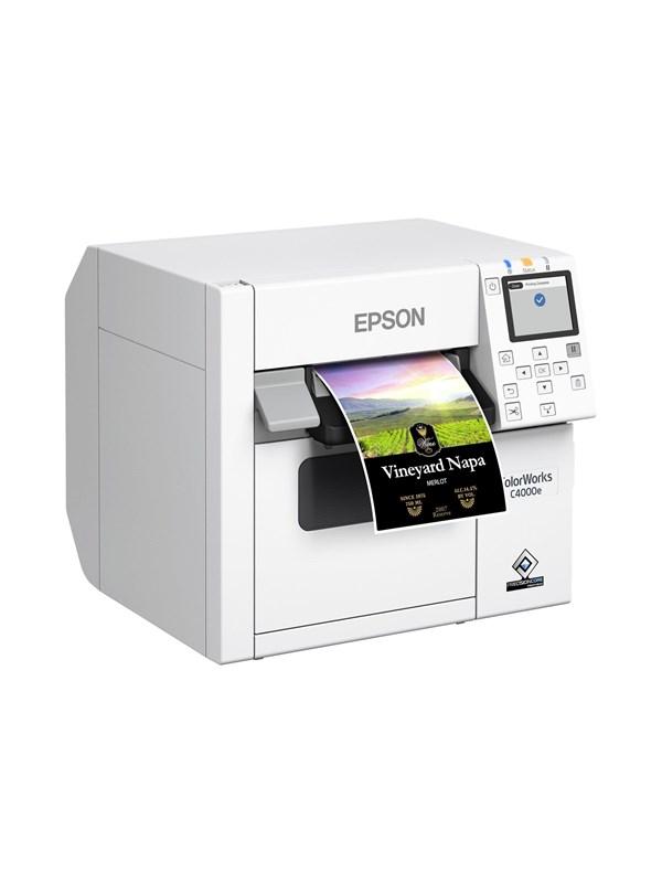 Epson ColorWorks C4000e Farve Etiketprinter - Hurtig Levering!