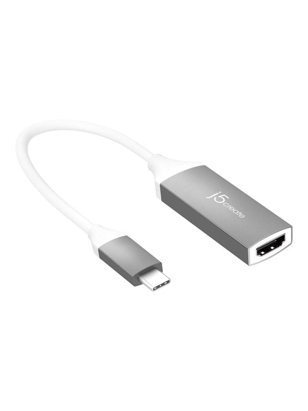J5create USB-C til 4K HDMI Adapter - Hvid & Space Grey