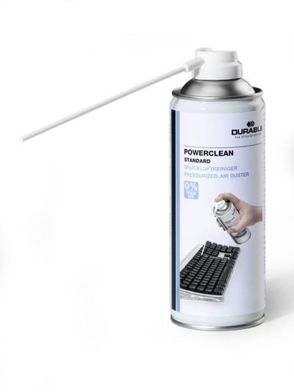 DURABLE Trykluftrenser POWERCLEAN 400 ML - Effektiv Rengøring
