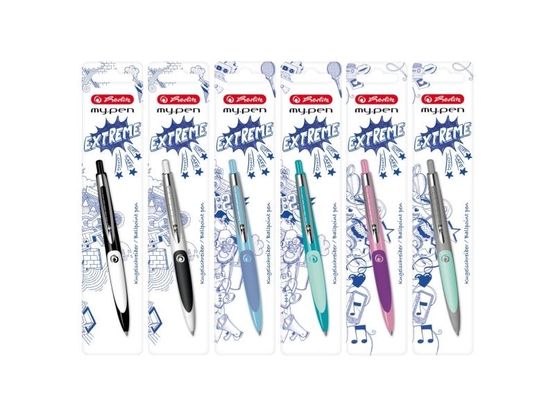 Herlitz Kuglepen med Trykknap - 1 Stk Tilbud!