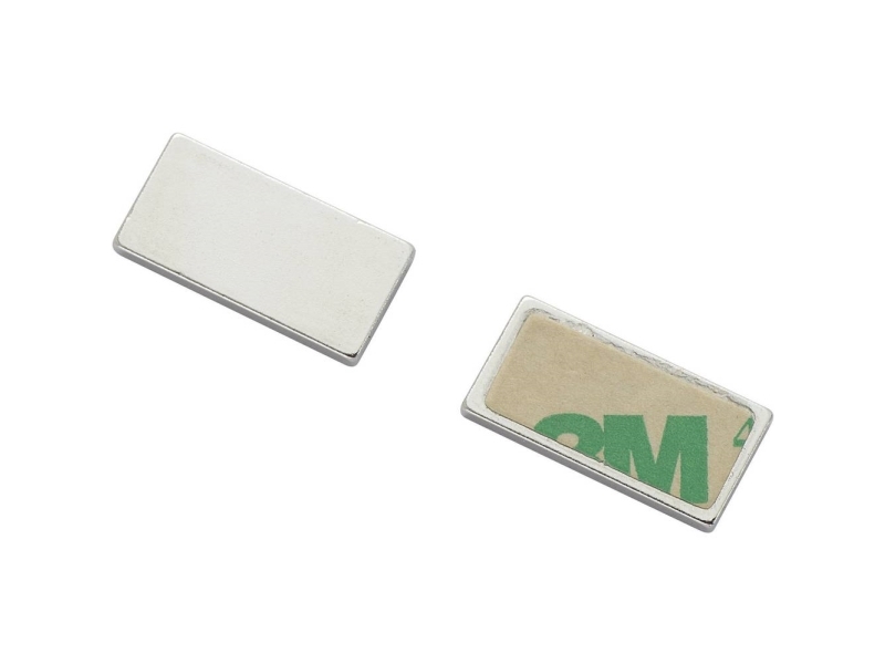 Tru Components Magnet-Pad N35-451502 Sølv 20x10 mm 1 stk