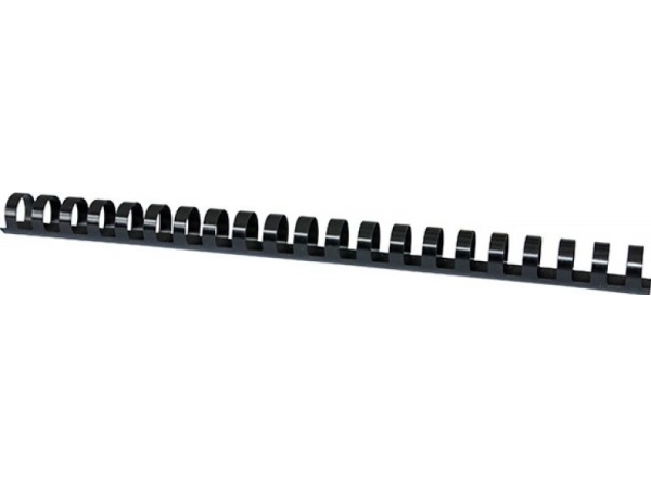 Sort A4 19mm Bindemapper - 100 stk. fra Office Products