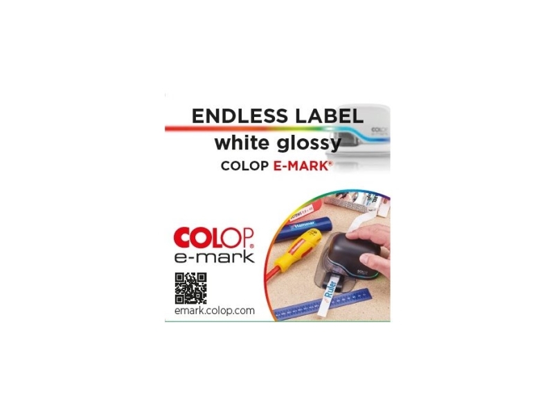 Colop 155361 Hvid Mat Selvklæbende Printeretiket 1,4 cm