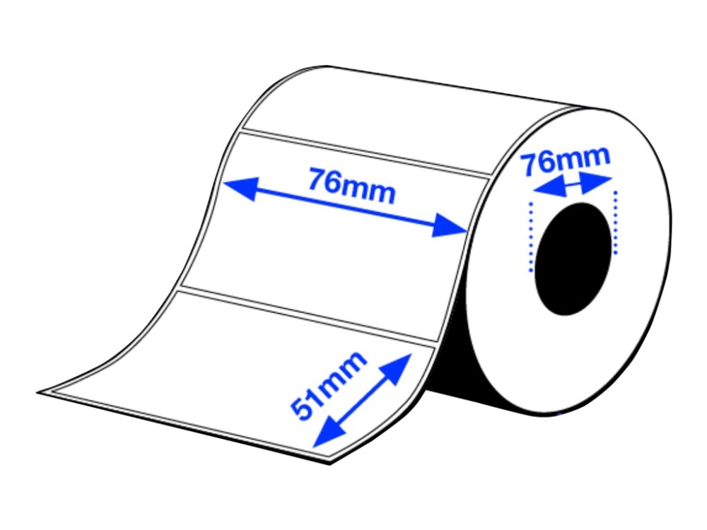 Epson Premium Mat Polypropylen Etiketter 76x51 mm - 6 Ruller