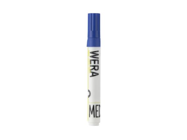 Wera Blå Whiteboardmarkere Rund Spids 1-3Mm - 12 Stk.