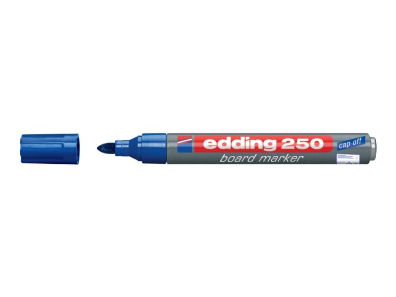 Edding 250 Blå Whiteboardmarker - 1,5-3,0 mm (Stk.)