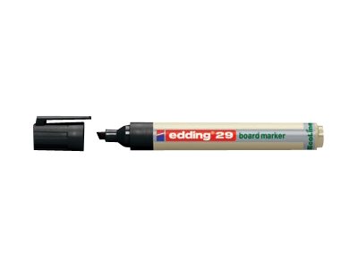 Edding 29 Ecoline Whiteboardmarker, Skrå, Sort