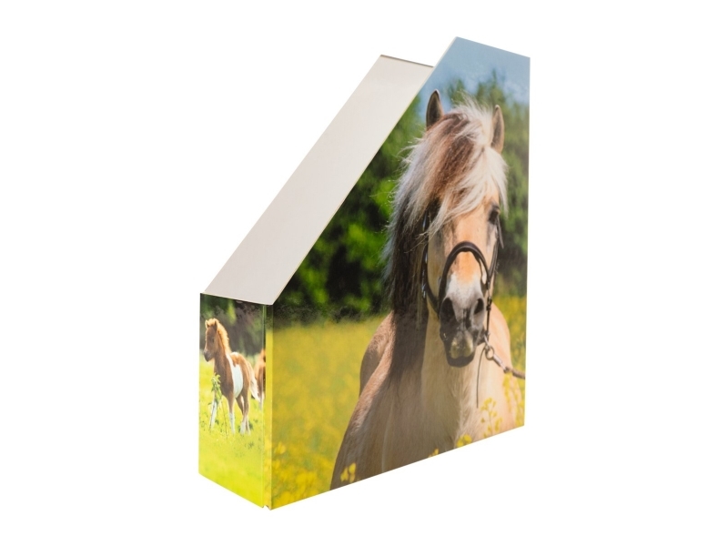 Herma A4 Magasinmappe med Hesteeng Design - Tilbud!