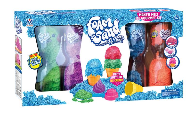Skum-slim Ice Cream - 160 g i 4 farver til leg og sjov