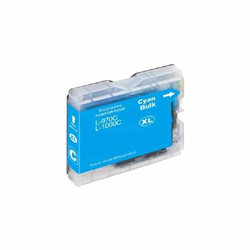 LC1000C cyan blækpatron 20ml - Kompatibel Brother  - LC1000C