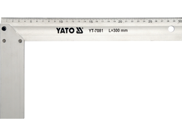 Yato Yt-7082, Lineal Til Bordplade, Aluminium, Aluminium, Cm, Mm, 350 Mm, 1 Stk