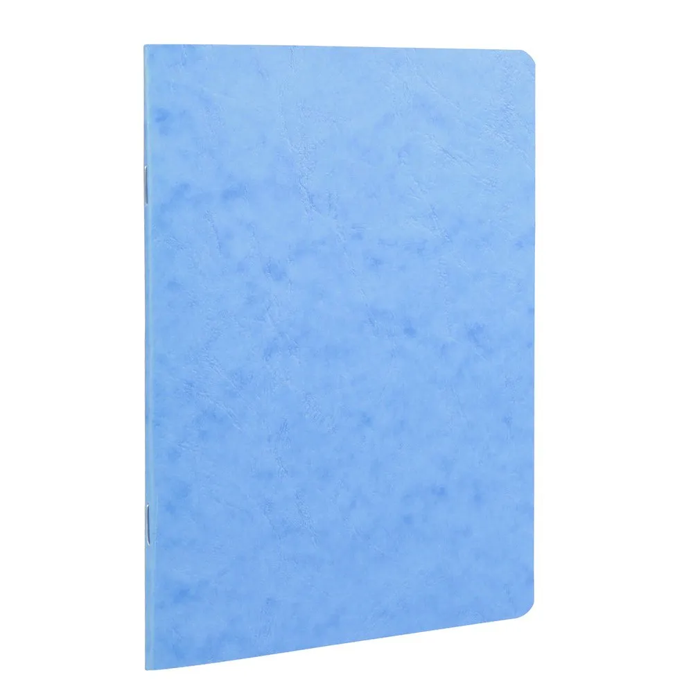 Clairefontaine "Age Bag" Blå Notesbog A4, 96 Sider/48 Ark, 90Gram Hvidt Papir, Linieret Med Margin, Karton Omslag