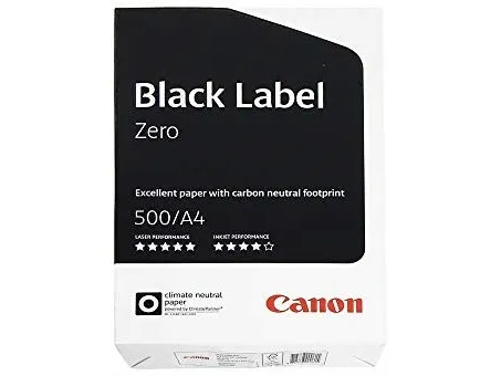 Canon Production Printing Black Label Zero Wop211 - 107 Micron - Skinnende Hvid - A4 (210 X 297 Mm) - 80 G/M² - 500 Ark Almindeligt Papir