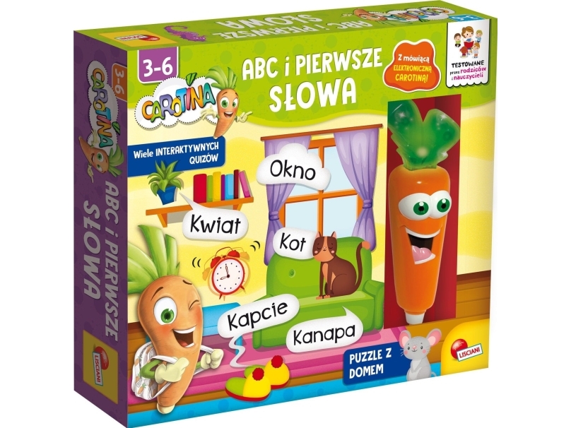 Lisciani Carotina - Abc Og De Første Ord