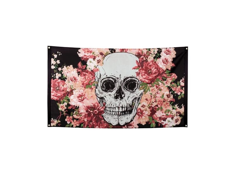 Day Of The Dead Flag, 150X90 Cm.