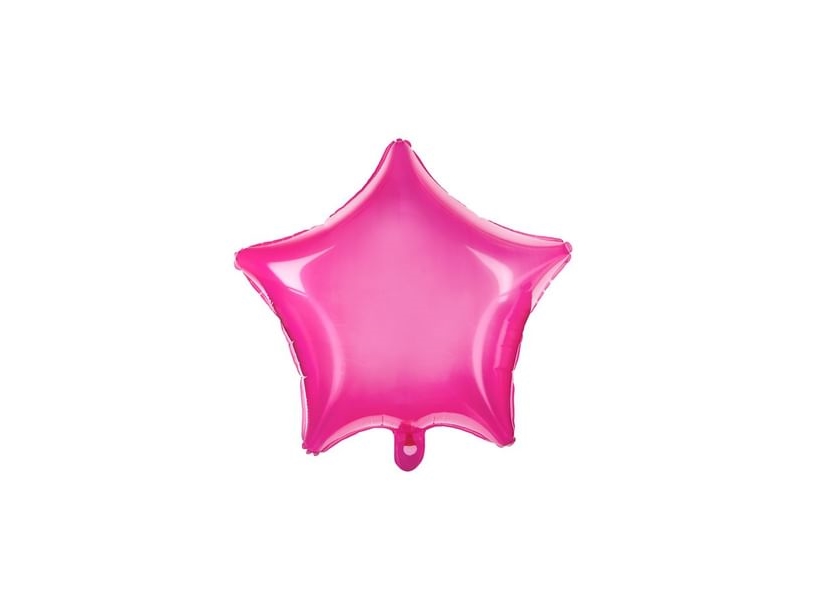Folieballon Stjerne, Pink