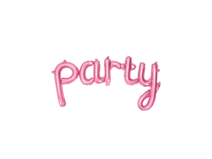 Folieballon Party Pink
