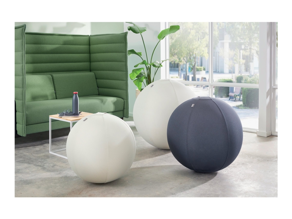 Leitz Ergo Active Balancebold Med Stopperfunktion 65 Cm Grå