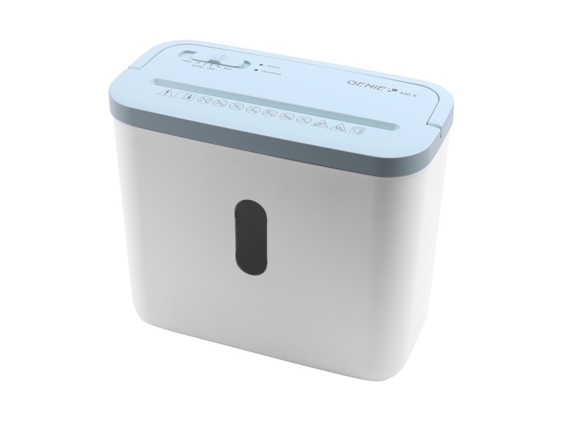 Genie Genie Aktenvernichter 440 X Bl Weiß-Blau Makulator