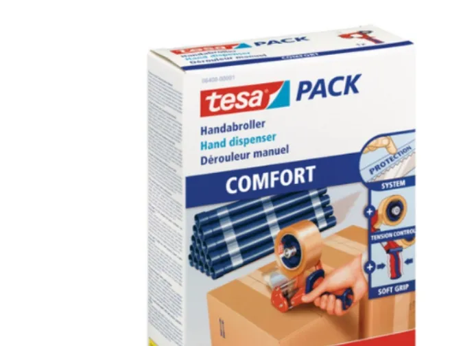 Pakketapedispenser Tesa® 6400 Comfort - Til 50 Mm Tape