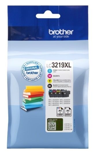 Brother LC3219XL CMYK Blækpatron, 3.000 sider